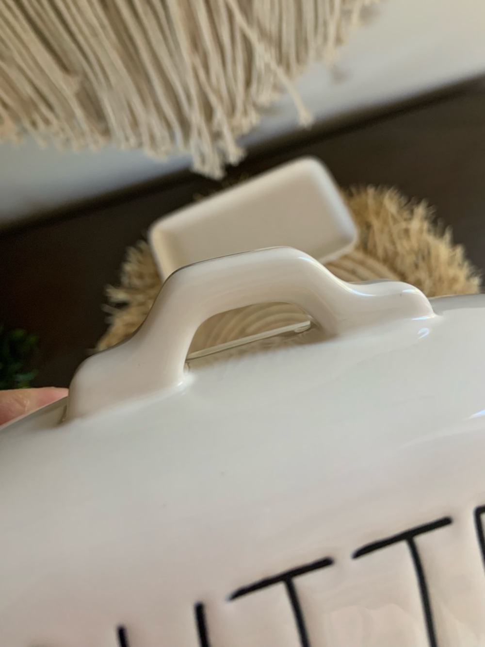 RAE DUNN BUTTER Clay LL Butter Dish - Picture 13 of 14